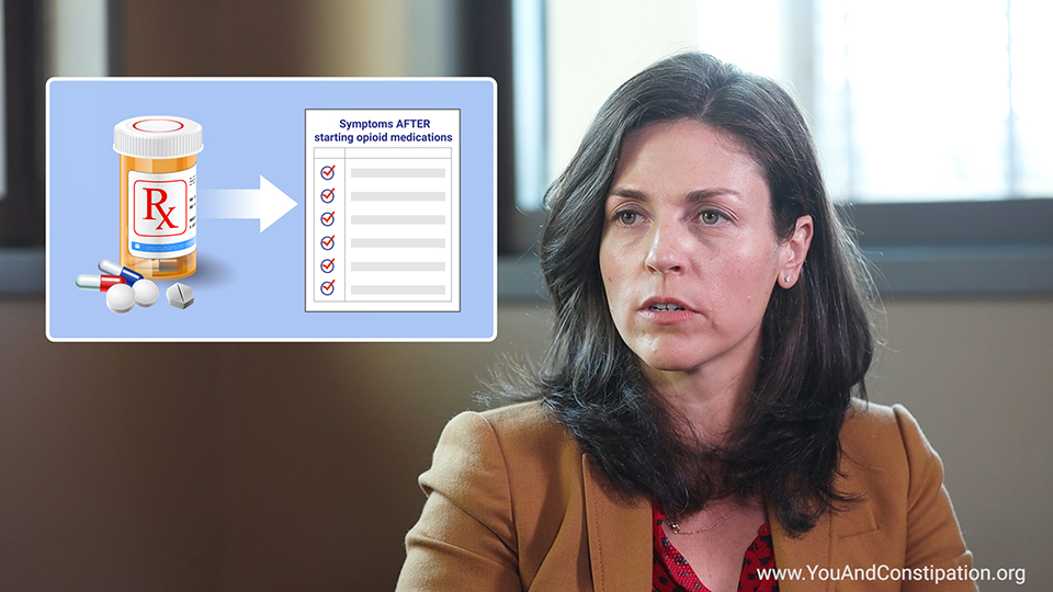 How is opioid-induced constipation diagnosed?