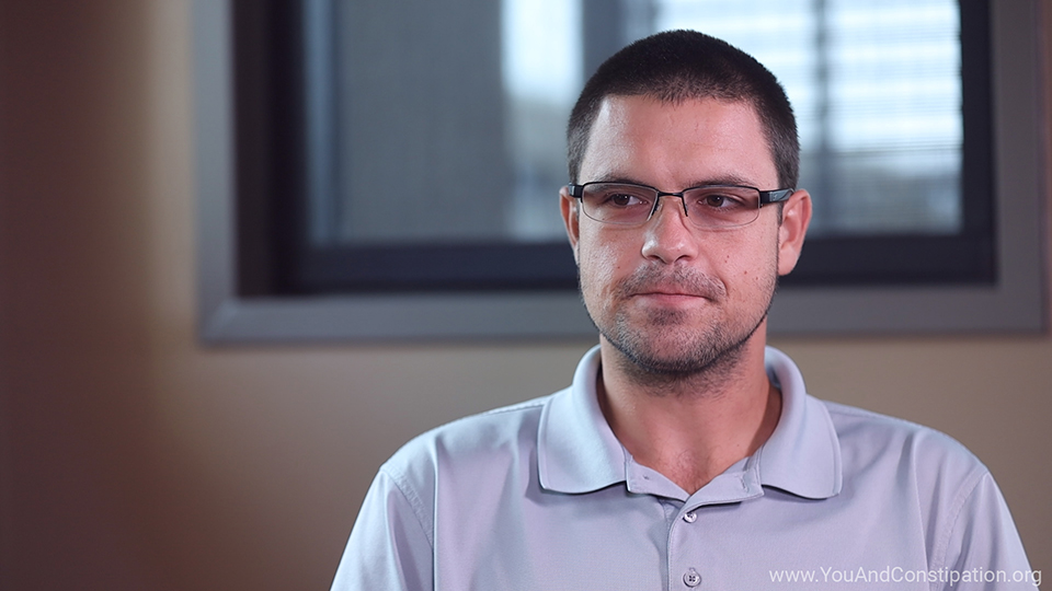 Andreas’ story: What has been the biggest challenge for you with your constipation?
