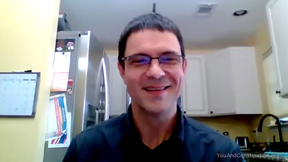 Andreas’ story: How has your constipation changed since we spoke with you last time?