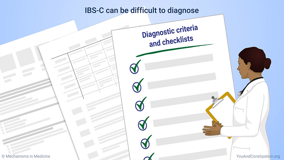 IBS-C can be difficult to diagnose